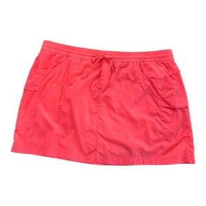 EUC++ Columbia Sportswear coral utility skirt | size XL